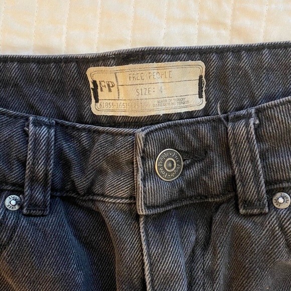 Free People Sode-Embellished denim mini skirt - Picture 3 of 6